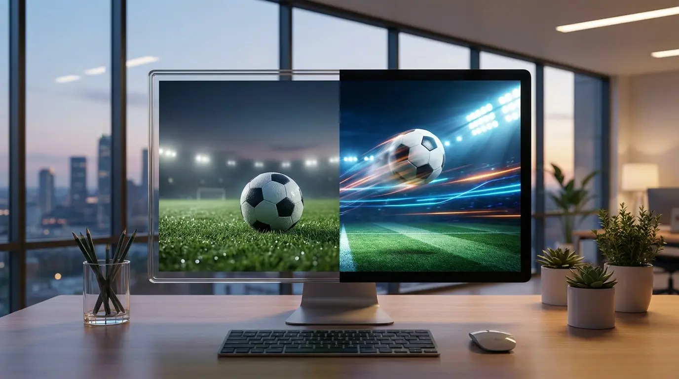 Confronto visivo tra scommesse pre-partita e live sul calcio