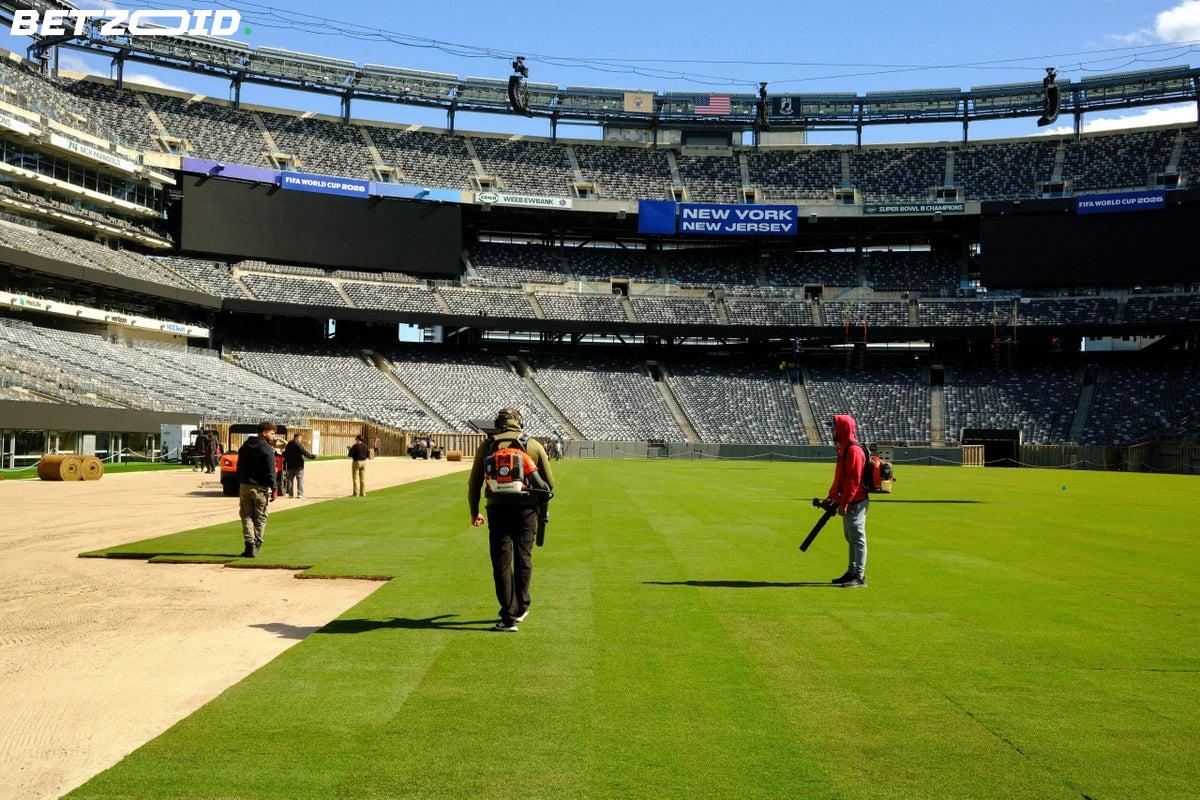 Mondiali 2026: inizia l'installazione del campo per la finale al MetLife Stadium